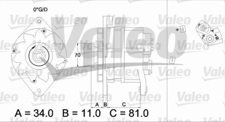 Генератор Valeo 436302