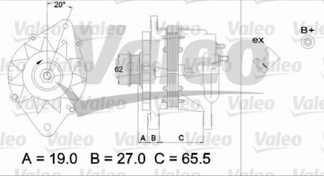 Генератор Valeo 437220
