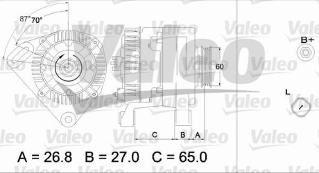 Генератор Valeo 437323
