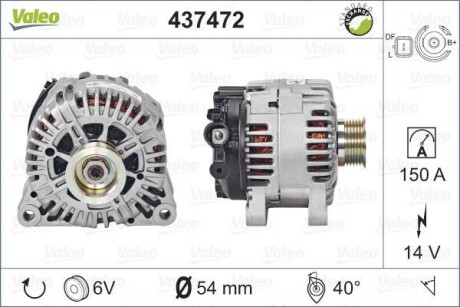 Генератор Valeo 437472