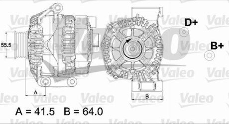 Генератор Valeo 437475