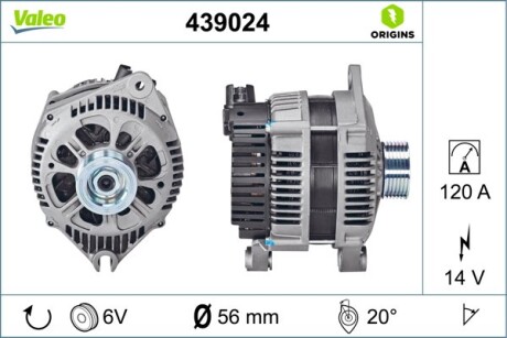 Генератор Valeo 439024