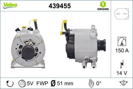 Генератор Valeo 439455 (фото 1)