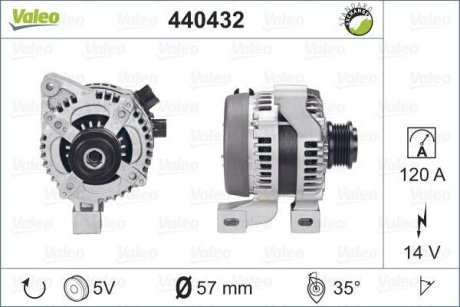 Генератор Valeo 440432