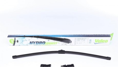 Бескаркасная щетка стеклоочистителя HydroConnect Front 530мм Valeo 578507