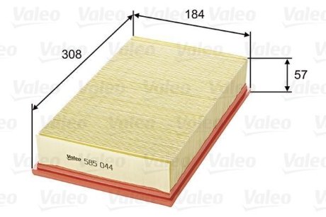 Фільтр повітряний Valeo 585044