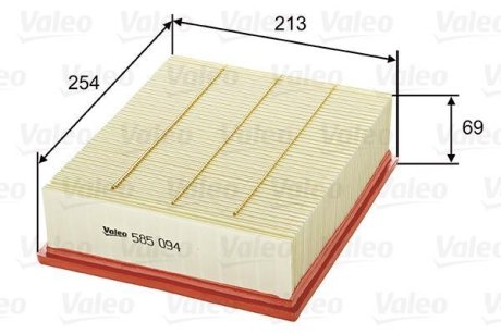 Воздушный фильтр Valeo 585094