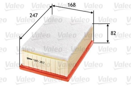 Air filter Valeo 585267