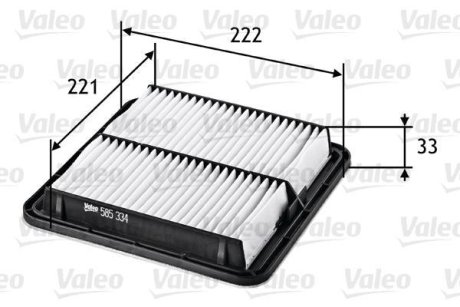 Фільтр повітряний Valeo 585334