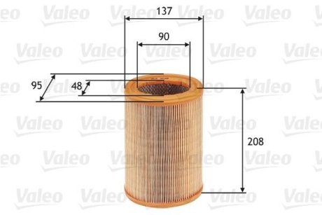 Фільтр повітряний Valeo 585608