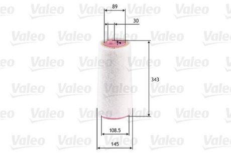 Фільтр повітряний Valeo 585617