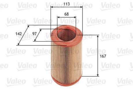 Фільтр повітряний Valeo 585623