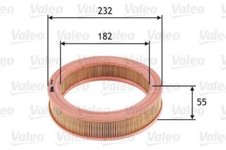 Фільтр повітряний Valeo 585632