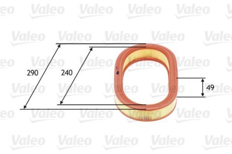 Повітряний фільтр Valeo 585640