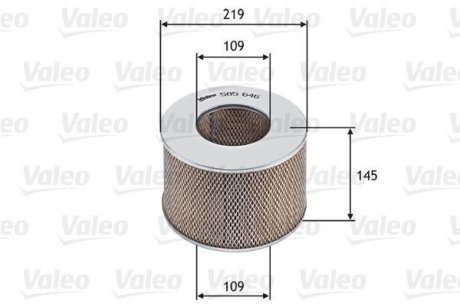 Фильтр воздушный Valeo 585646