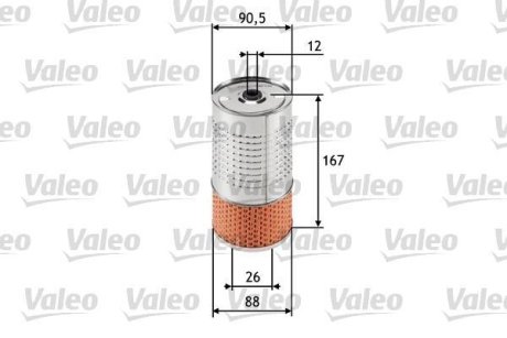 Фільтр масла Valeo 586518 (фото 1)