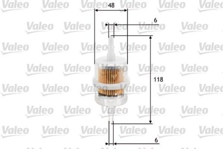 Фільтр палива Valeo 587005