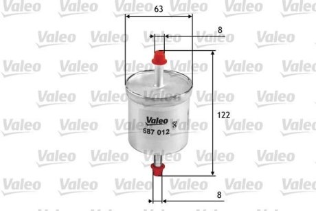 Фільтр палива Valeo 587012