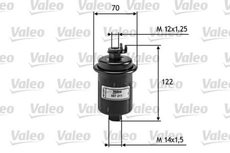 Фільтр палива Valeo 587211