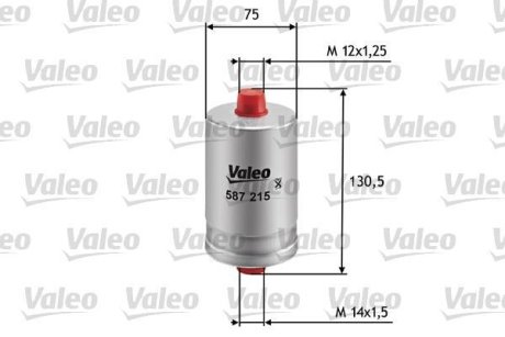 Фільтр палива Valeo 587215