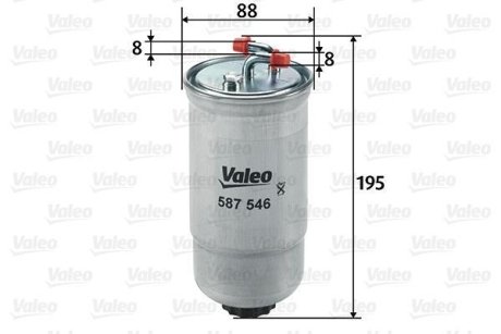 Фільтр палива Valeo 587546