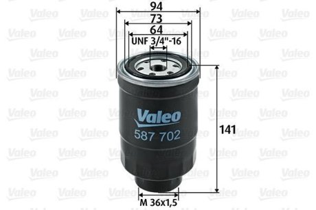 Фільтр палива Valeo 587702