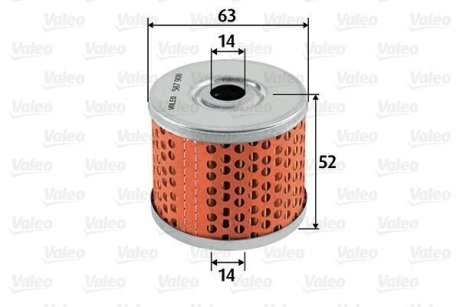 Фільтр палива Valeo 587908