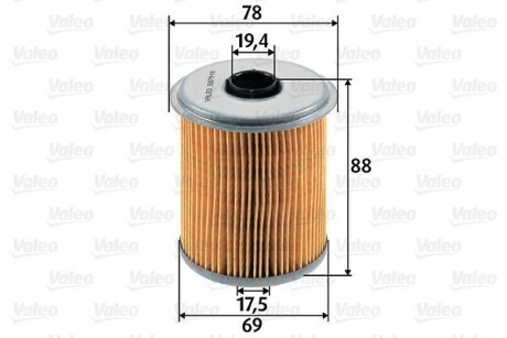 Фільтр палива Valeo 587910