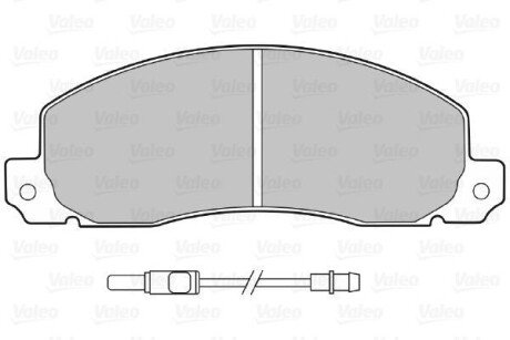 Гальмівні(тормозні) колодки Valeo 598086