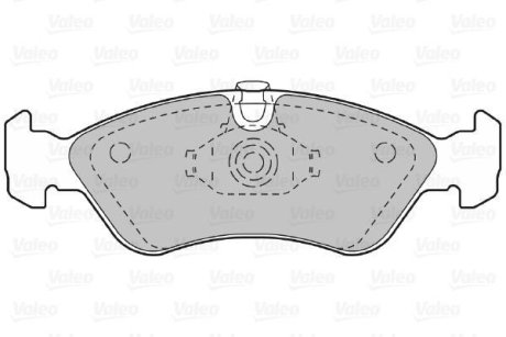 Гальмівні(тормозні) колодки Valeo 598184