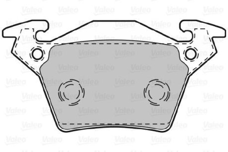 Гальмівні(тормозні) колодки Valeo 598301 (фото 1)