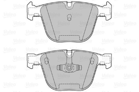 Дисковые тормозные колодки Valeo 601127