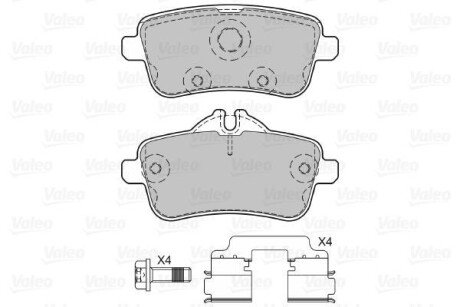 Brake Pad Valeo 601341 (фото 1)