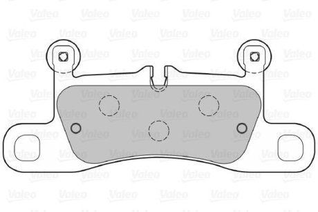 Гальмівні колодки (набір) Valeo 601387