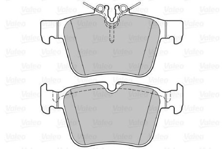 Гальмівні колодки (набір) Valeo 601489 (фото 1)