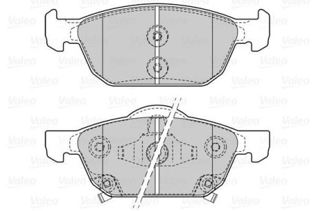 Гальмівні колодки дискові Valeo 601508 (фото 1)