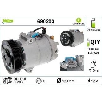 Компресор кондиціонера Valeo 690203