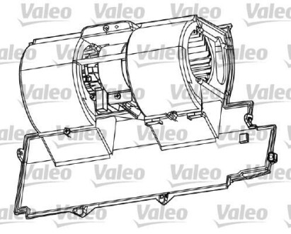 Вентилятор салона Valeo 698511