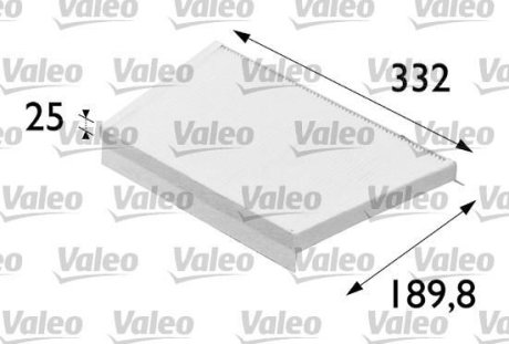 Фильтр, воздух во внутренном пространстве Valeo 698700