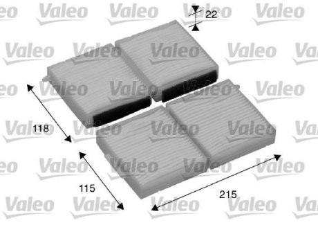 Фільтр повітря (салону) Valeo 698891