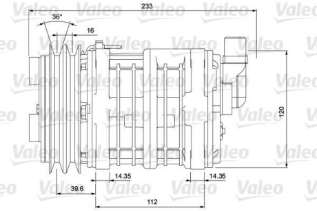 Компресор кондиціонера Valeo 700854