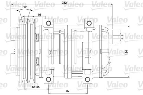 Компрессор Valeo 700868