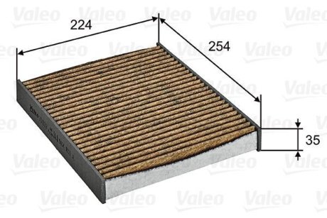 Фильтр, воздух во внутренном пространстве Valeo 701029