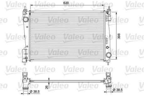 Теплообмінник Valeo 701717