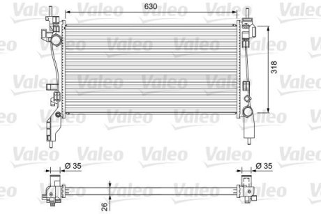 Теплообмінник Valeo 701718 (фото 1)