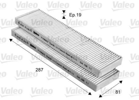 Фільтр повітря (салону) Valeo 715662