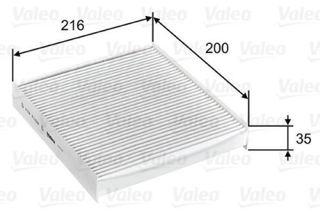 Фильтр, воздух во внутренном пространстве Valeo 715746