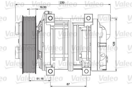 Компресор кондиціонера Valeo 716658
