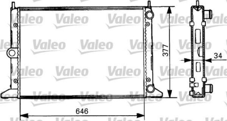 Радіатор Valeo 731386