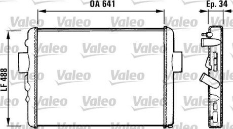 Радіатор, охолодження двигуна Valeo 731572